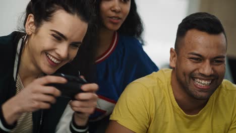 Young-African-man-uses-a-digital-tablet