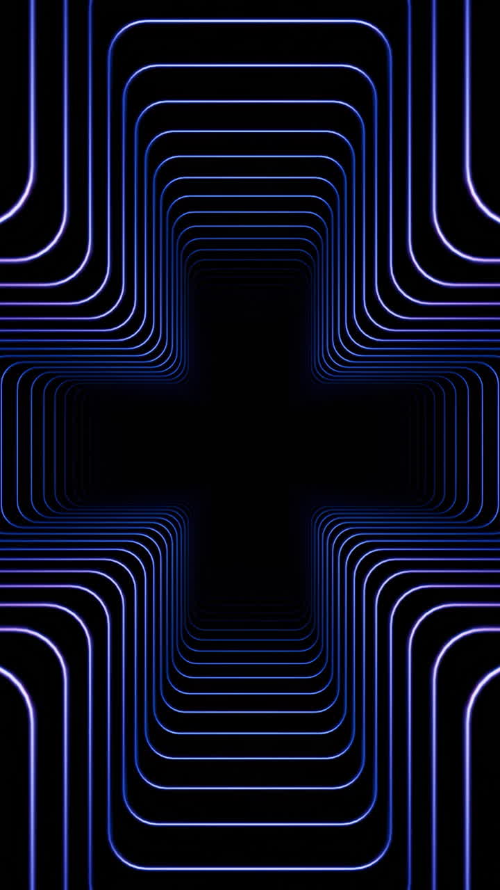 Abstract Neon Tunnel