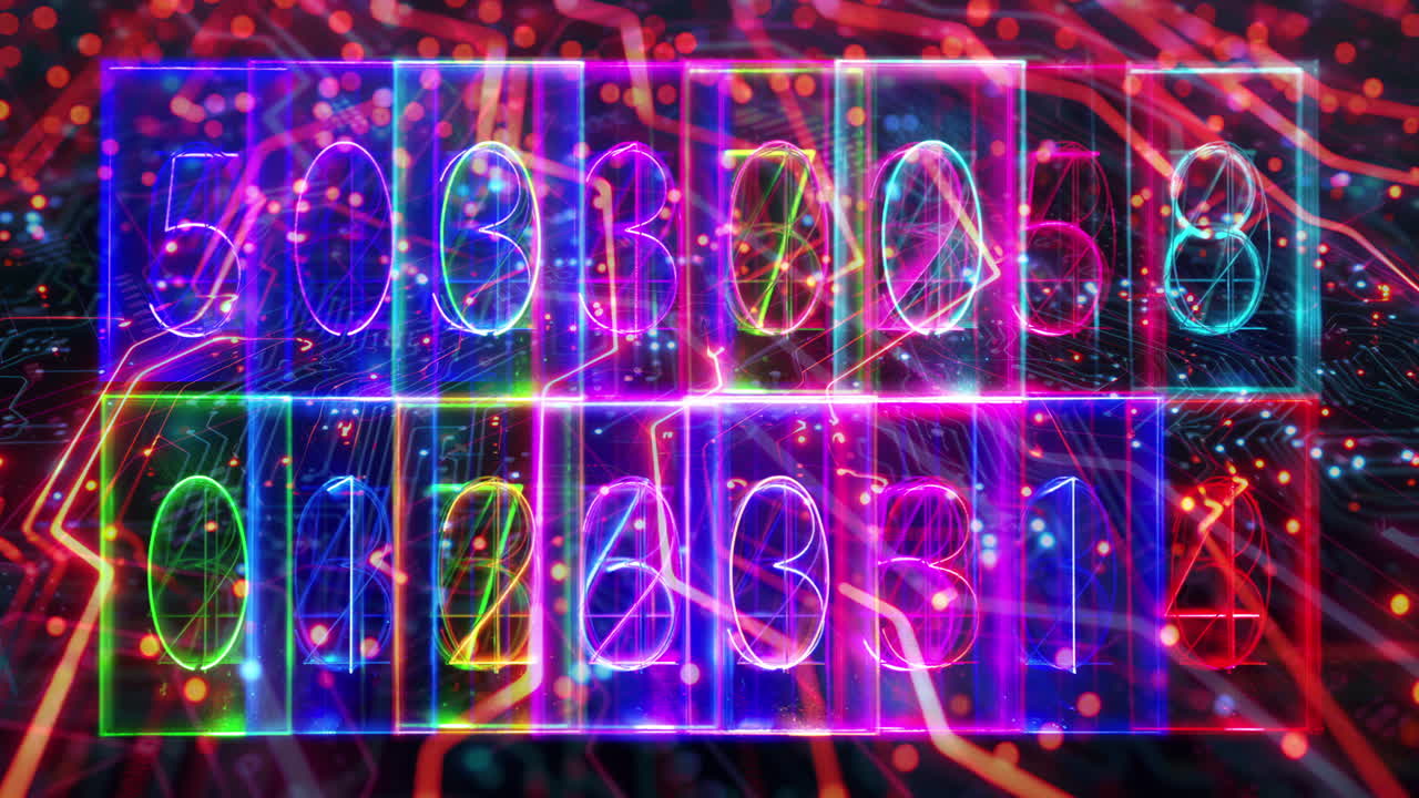 회로 보드 기술 디자인은 ai로 만들어졌습니다.