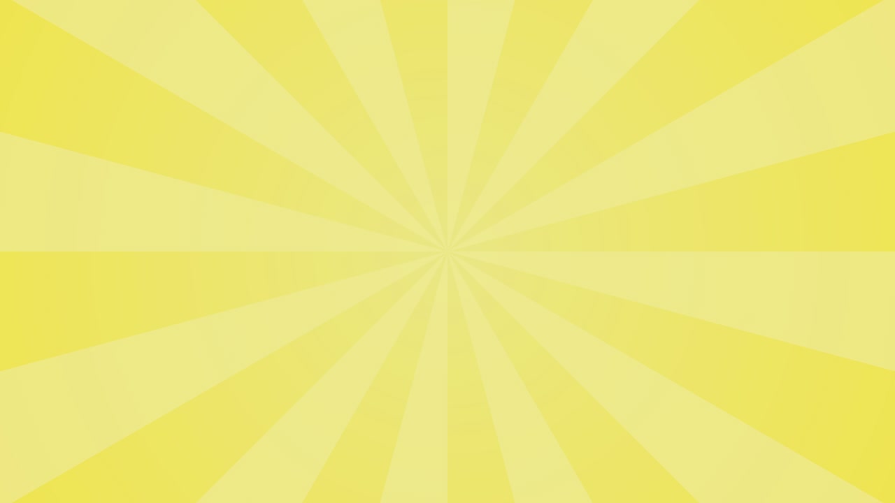 Yellow sunburst background (seamless loop)