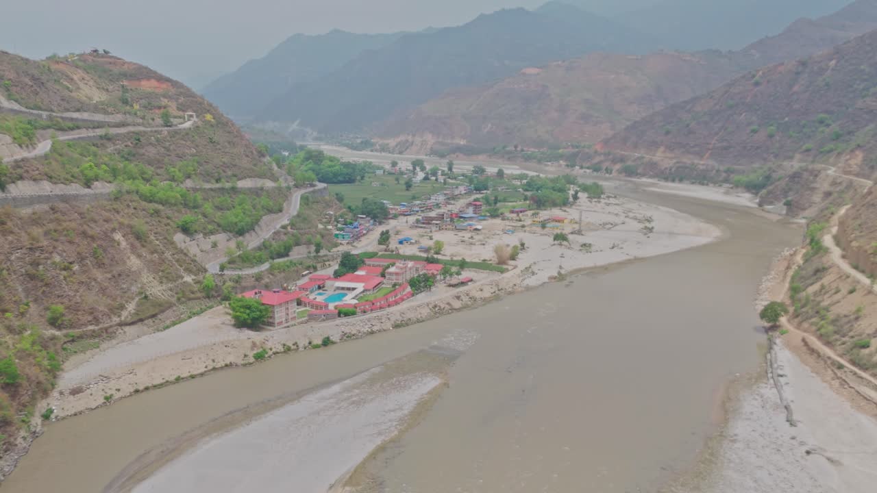 Footage showcases a flowing river, hillside resorts, and lush mountain views along the Banepa–Bardibas route, reflecting the natural beauty and growing tourism potential of central Nepal.