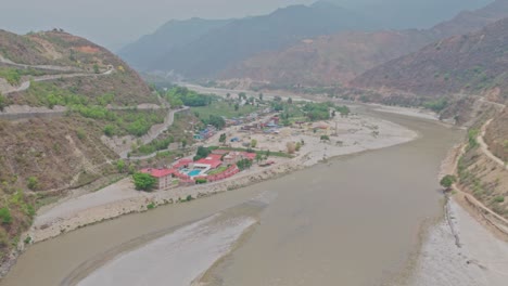 footage showcases a flowing river, hillside resorts, and lush mountain views along the banepa–bardibas route, reflecting the natural beauty and growing tourism potential of central nepal.