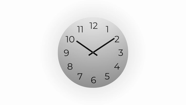 Clock Counting Down 24 Hour Day Fast Speed Time-lapse 4K HD