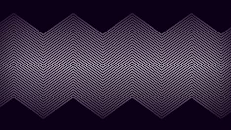 animation of thin white parallel zigzag lines slowly scrolling over black background