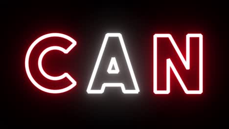 red and white canada neon sign