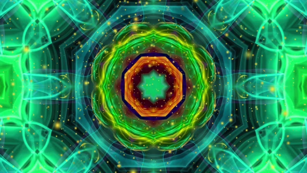 la animación abstracta, el fondo líquido, la hermosa película de pintura digital, la película de fondo abstracto, el video de stock de animación de kaleidoscopio.