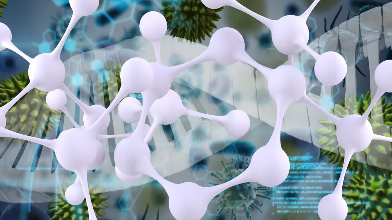 ⁇ 색 배경 위에 의료 데이터 처리의 애니메이션