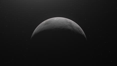 Planet-Mercury-Slowly-Drift-Away-On-Space.