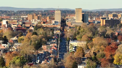 lancaster, pensilvania durante el otoño