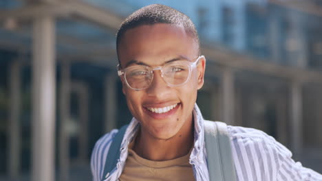 Face-of-man-with-smile-outside-campus