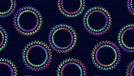 Abstract-colorful-circles-geometric-pattern-in-rows