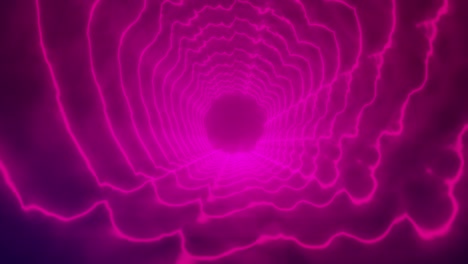 animación de túnel de círculo 3d gráficos de movimiento