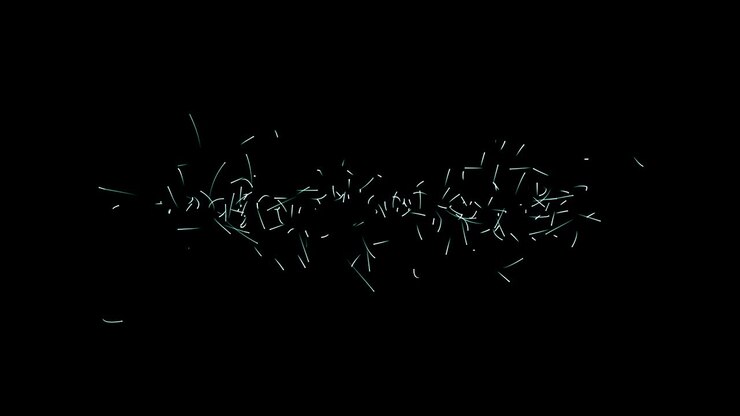 4k abstract particle background