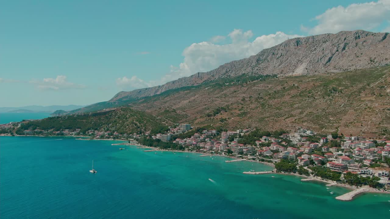 Croatia coast aerial beaches blue water nature clean sunny vacation