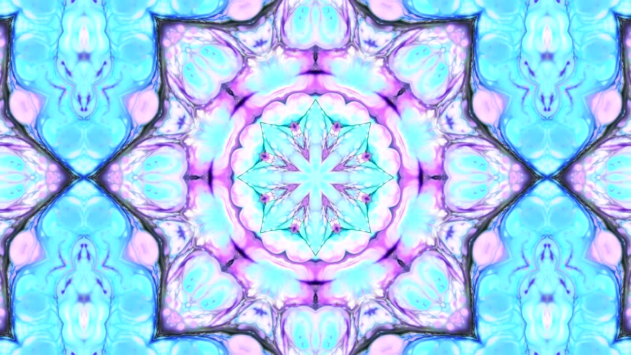 movimiento de fondo de caleidoscopio de explosión decorativa