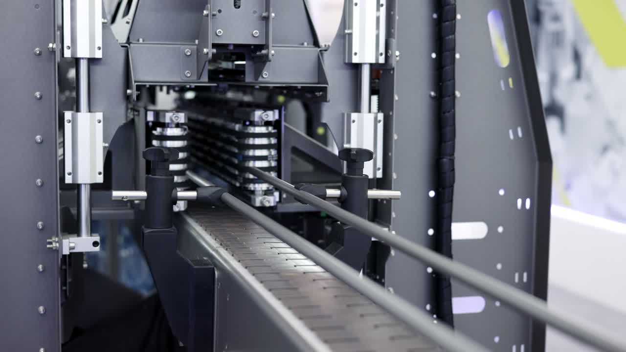 sistema de transporte de maquinaria industrial