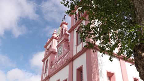 Catedral-De-Angra-Do-Heroísmo-En-La-Tercera-Isla,-Parte-De-Las-Islas-Azores,-Portugal