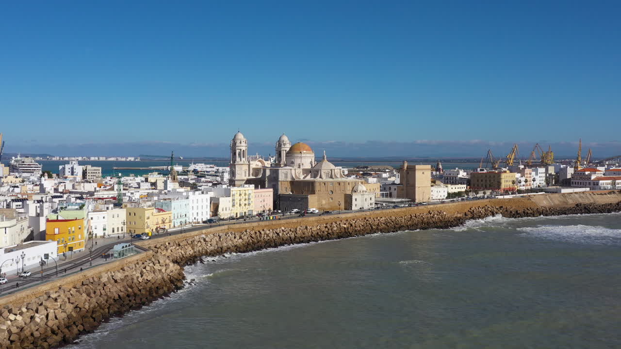 diócesis católica romana de cádiz y ceuta españa vista aérea día soleado