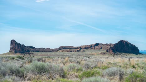 Timelapse-De-Fuerte-Roca-En-El-Centro-De-Oregon-|-4k