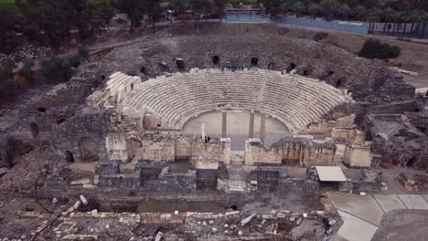 ancient scythopolis in beit shean, israel