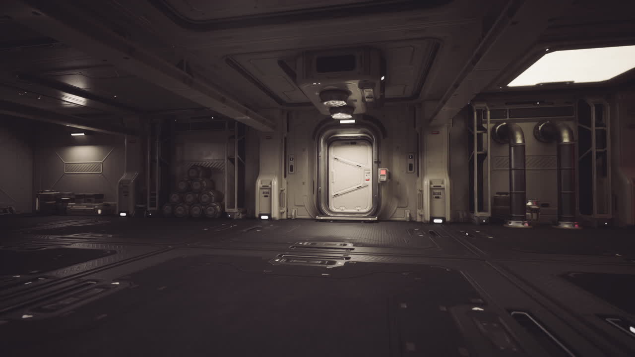 dentro de una nave espacial