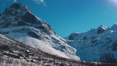 Cinematic-tracking-shot-of-Norwegian-mountains