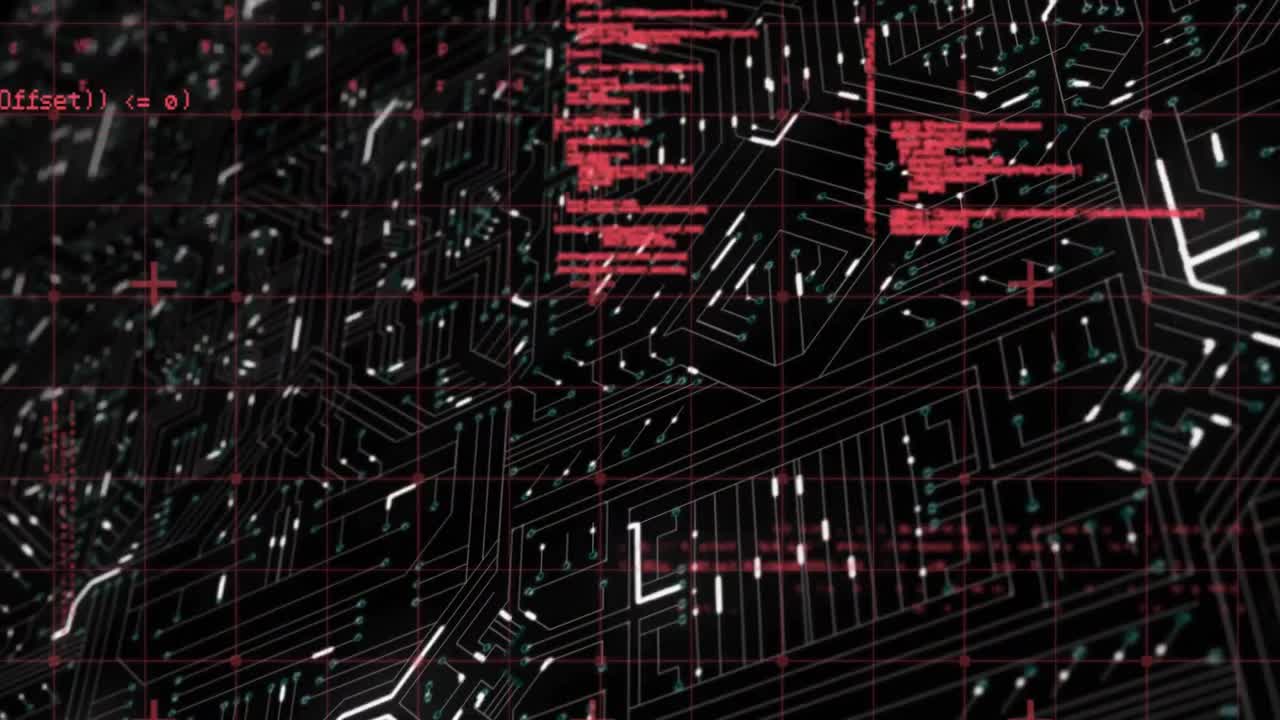 animación de la red de conexiones a través del procesamiento de datos