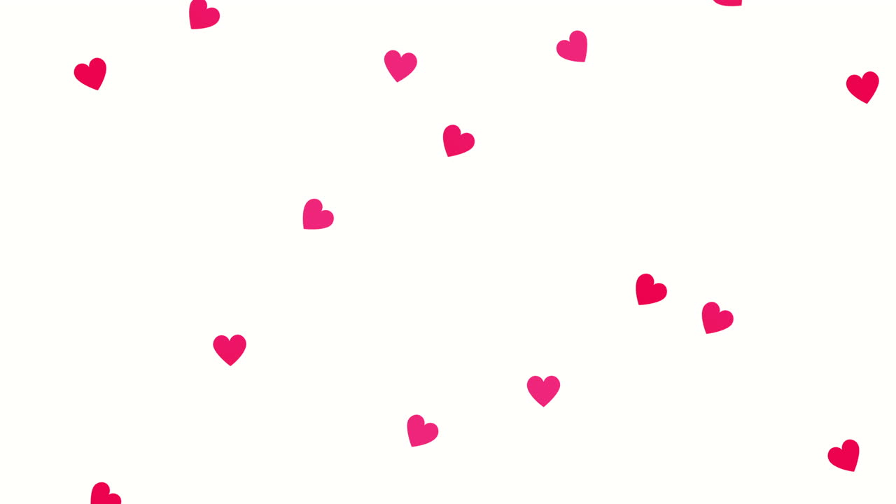 사랑의 심장 패턴으로 발렌타인 카드