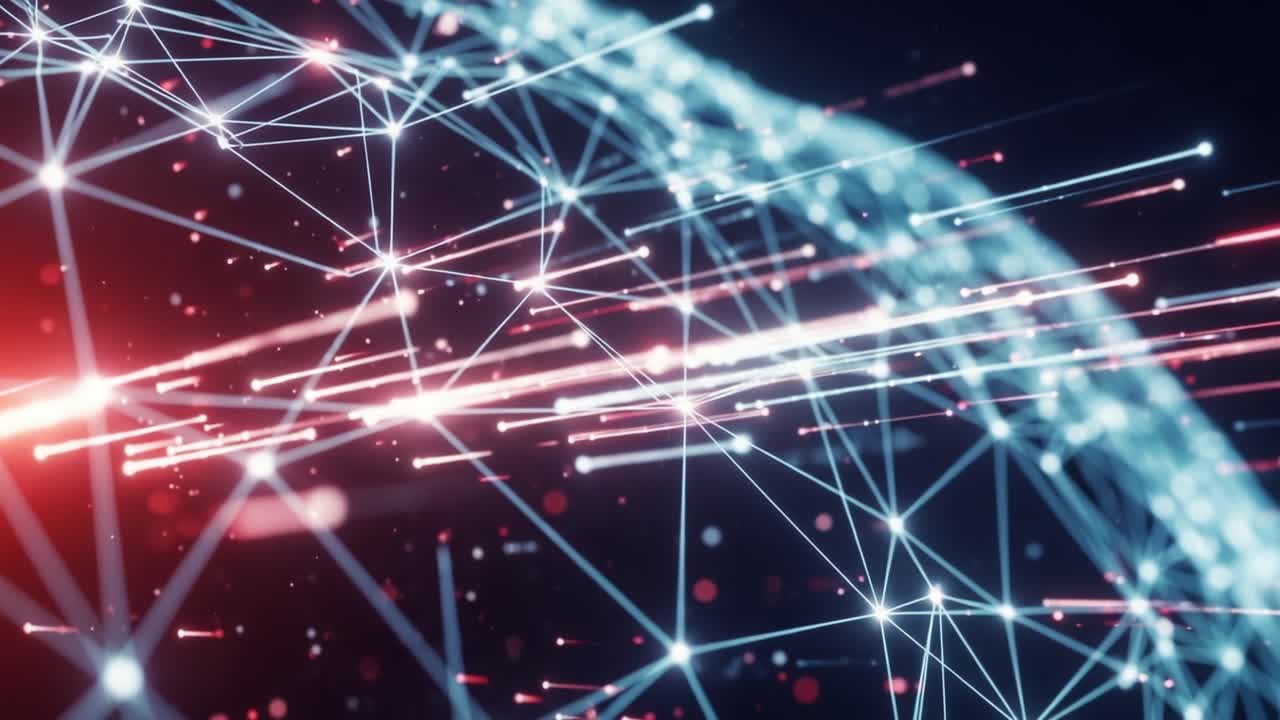 Illuminating Connections: A Captivating Visualization of Network Datastreams Depicting the Complexity and Interconnectedness of Digital Communication Systems