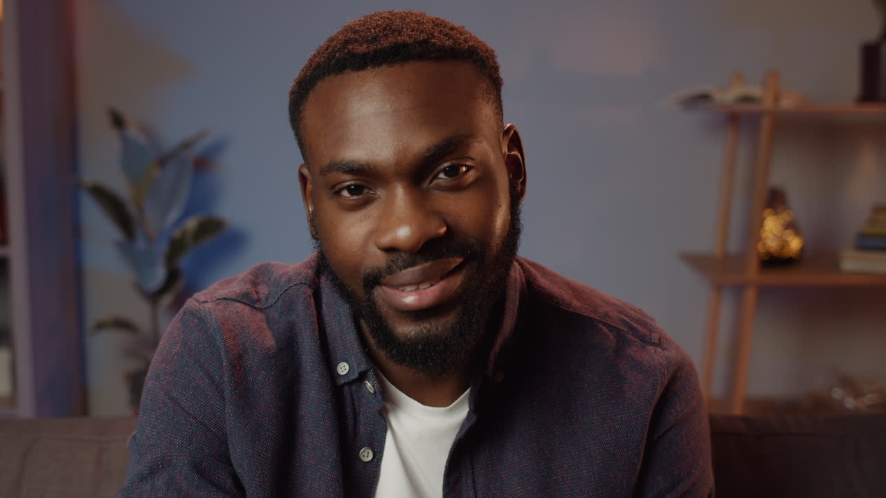 Portrait of a Smiling African American Man