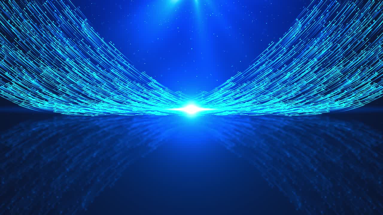 摘要 蓝色技术背景