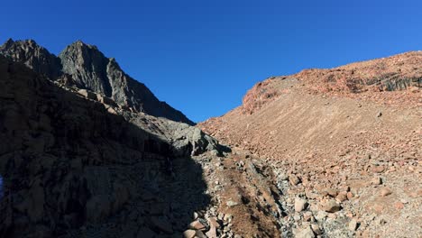 mountain scenery with varied rock formations