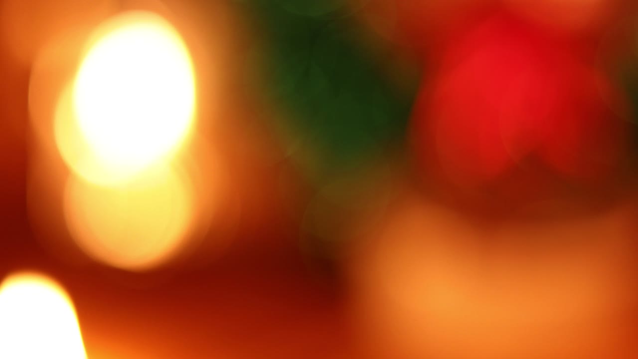 Abstract isolated blurred holidays Christmas lights bokeh background. Great for a Christmas overlay or background.