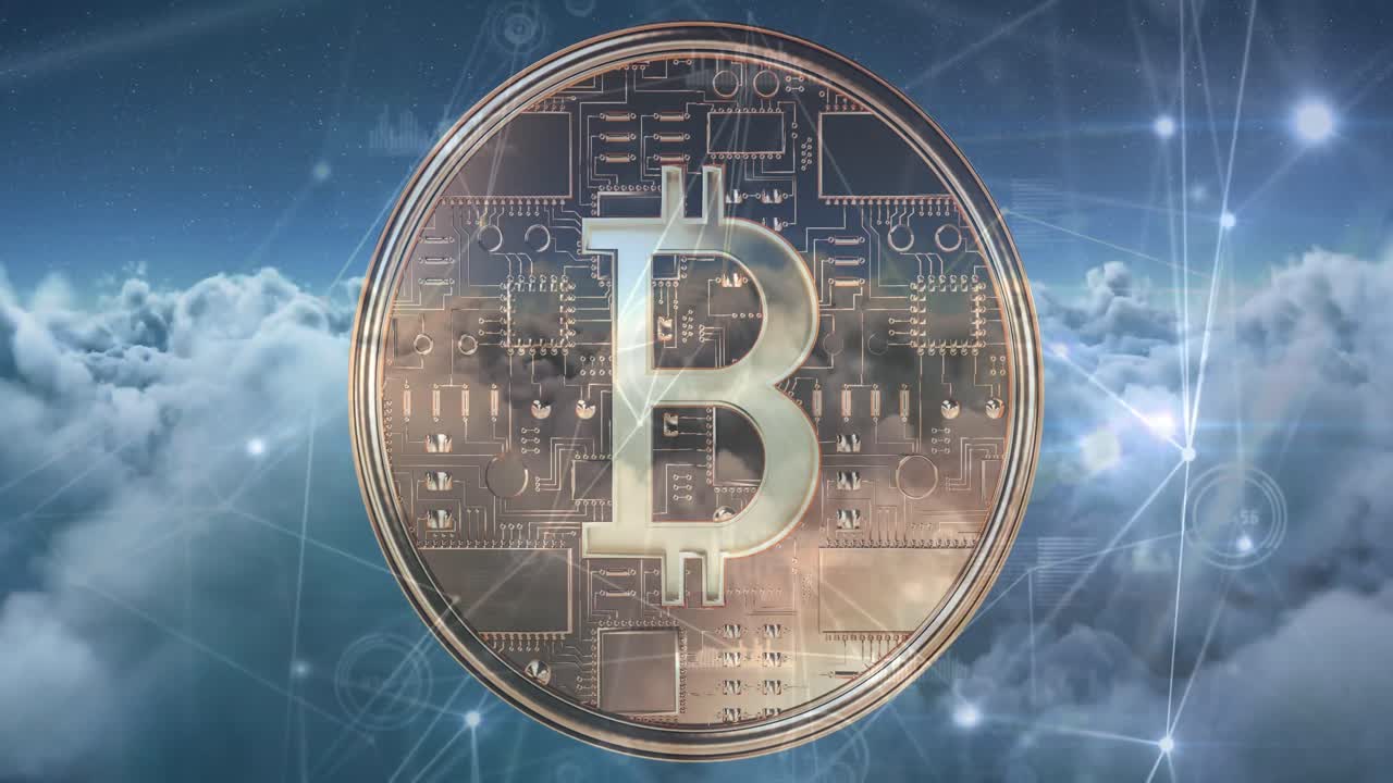 Bitcoin and the blockchain technology 4k