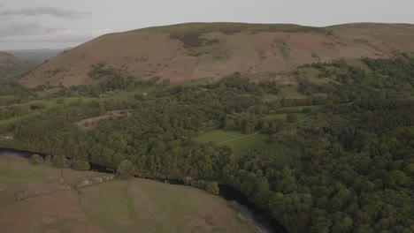 flight onto a hill with wide sky