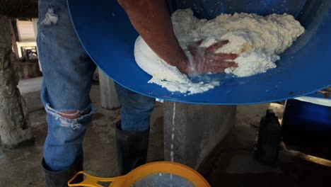 guanarito venezuelan handmade cheese production: artisan process