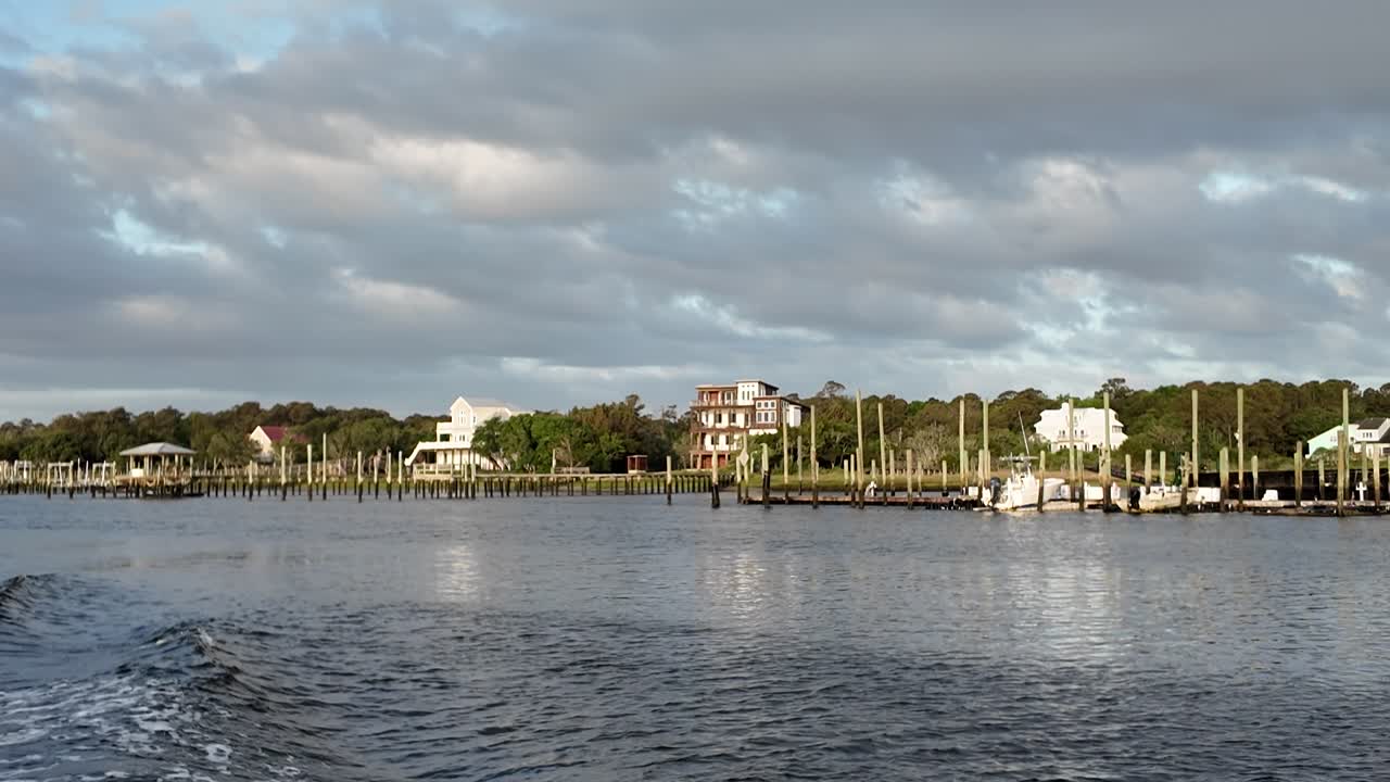 North Carolina drone footage of carolina beach.