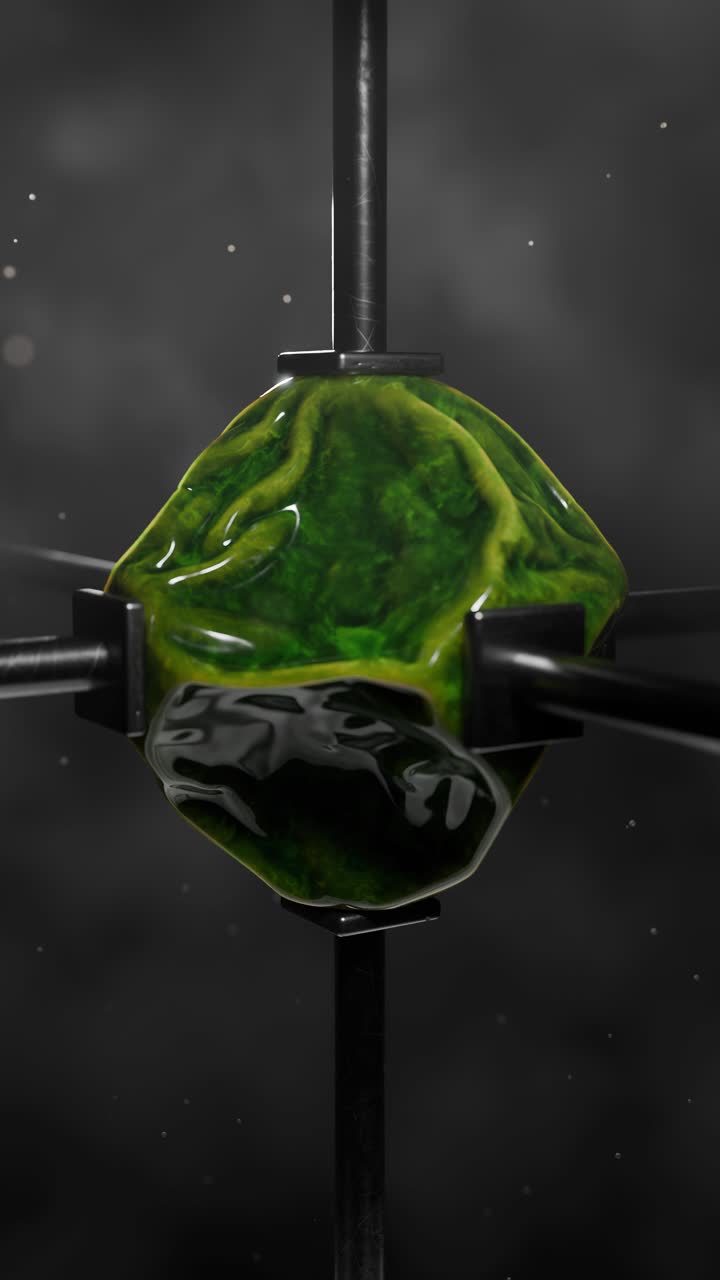 esfera verde abstracta