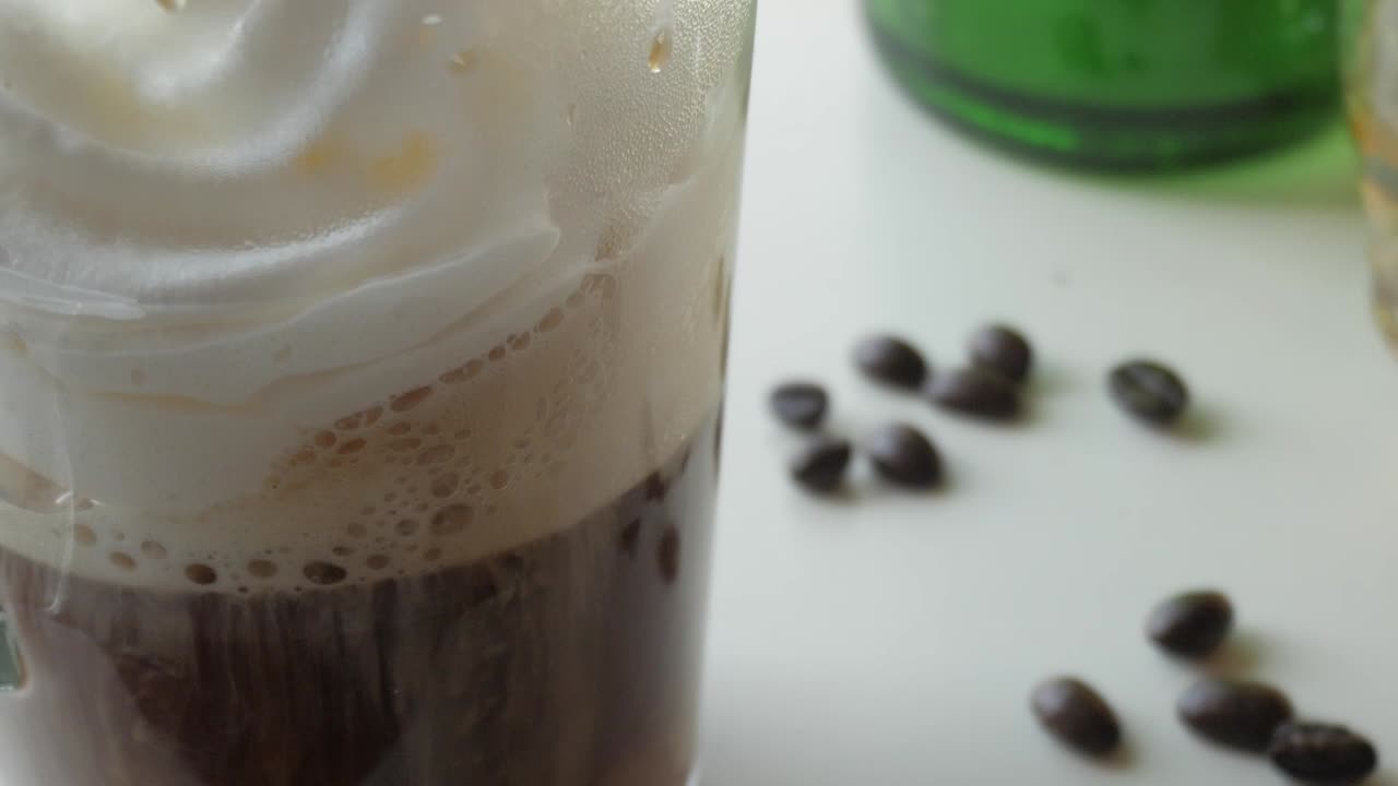 Irish Coffee with Whipped Cream