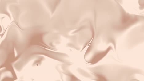 seamless loop of abstract fluid alloy metal liquid water wavy surface. modern retro color brown shading with reflection. ripple silver chromium mercury glossy plastic look