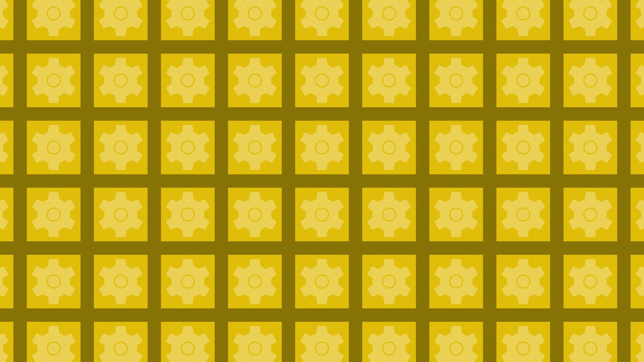 Gold Gear Pattern