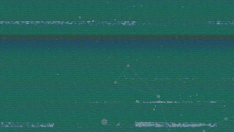 animation of green screen with glitch