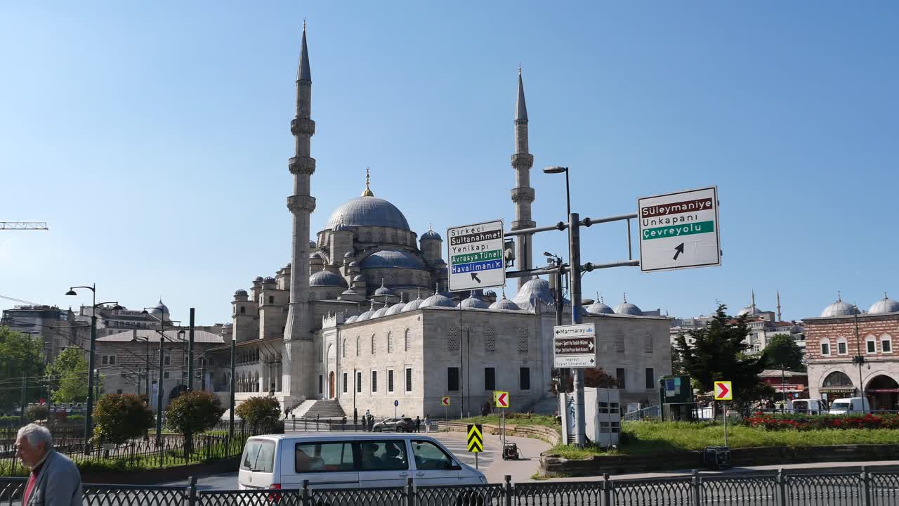 una mezquita en estambul, turquía