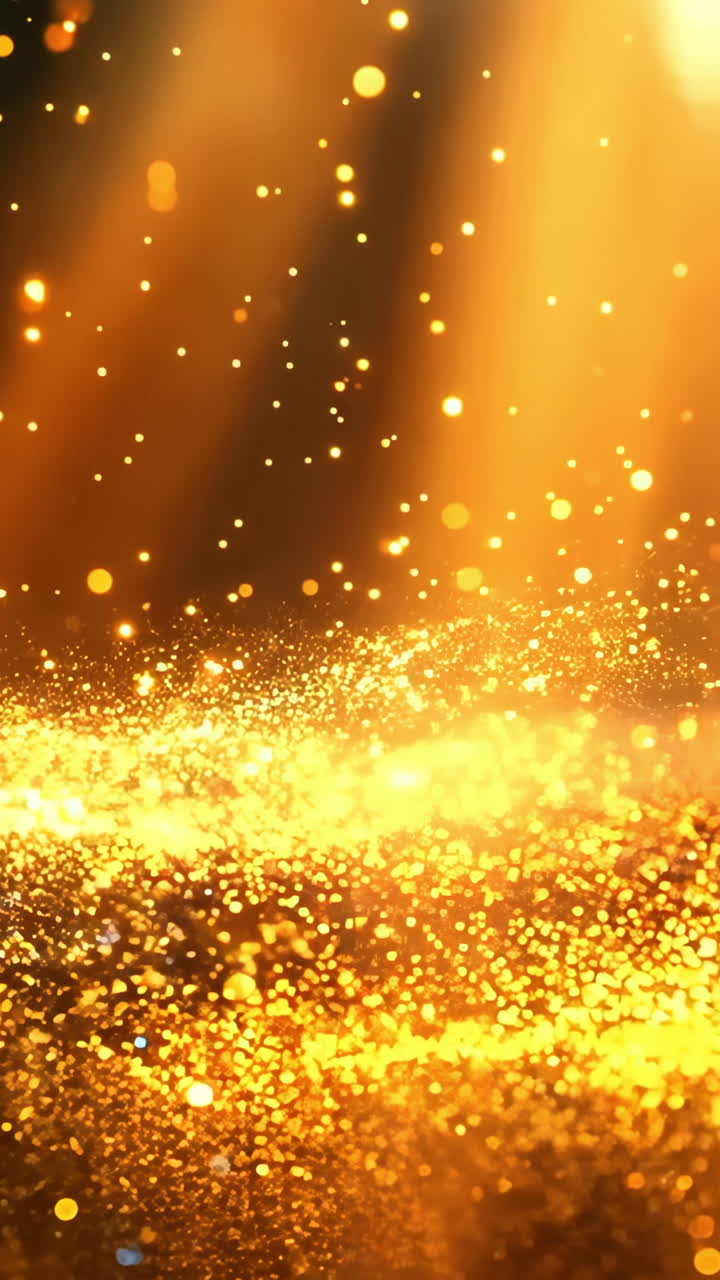 A bright, sunny day with a lot of light shining on the ground. The light is reflected in the ground, creating a sparkling effect