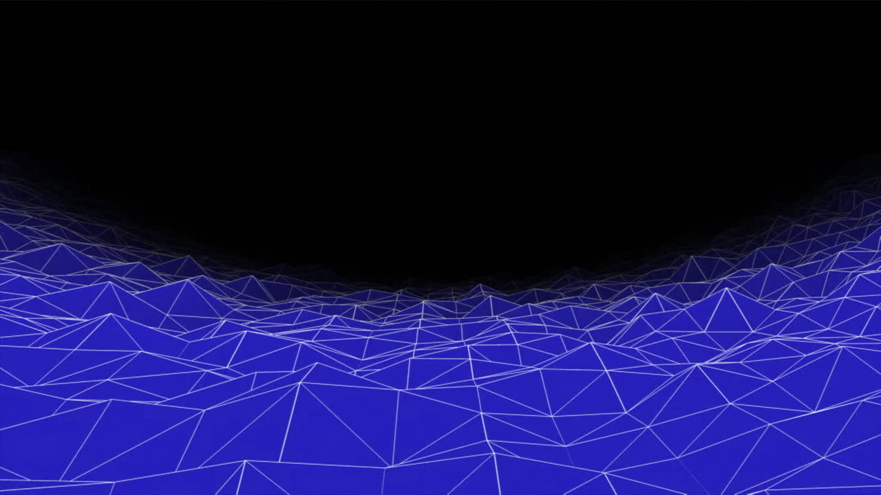 Abstract 3D Wireframe Background