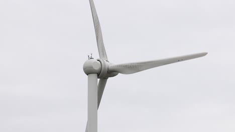 wind turbine blades rotating in dunkeld, scotland