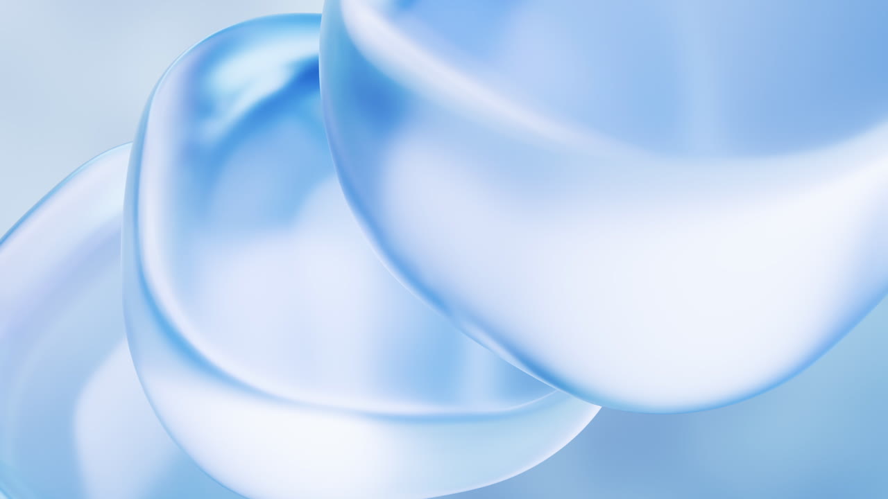 추상적인 유리 기하학 배경, 3d 렌더링