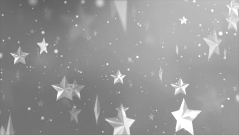 abstract silver stars background