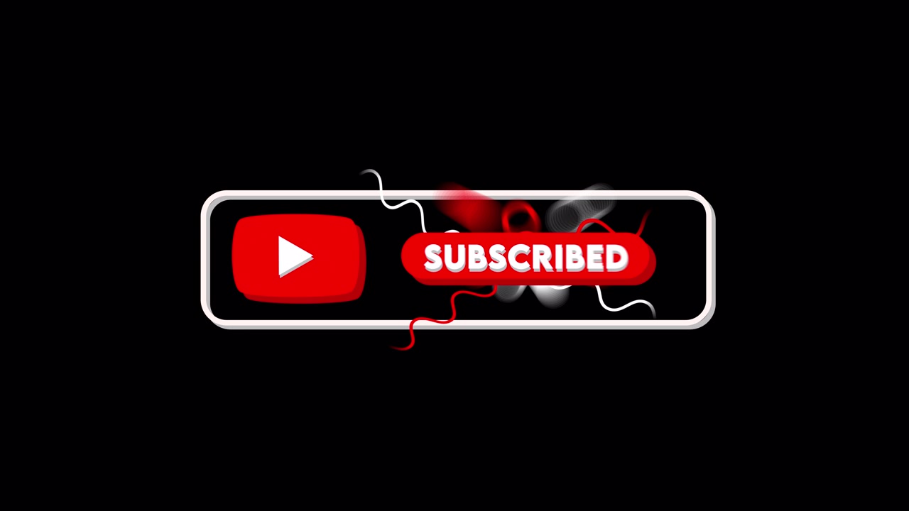 Animazione del pulsante Iscriviti di YouTube con clic sull'icona della campanella