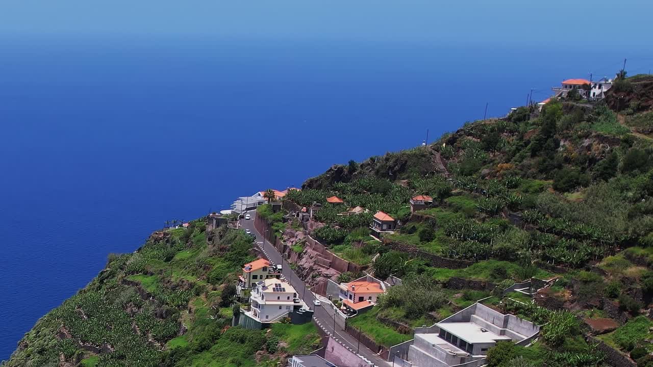 Stunning aerial view of Madeira's coastal landscape captured by drone